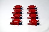 REV Ignition compatible with GM 05-14 Square Style 12611424 High Performance Ignition Coil Set of 8 RD1007R