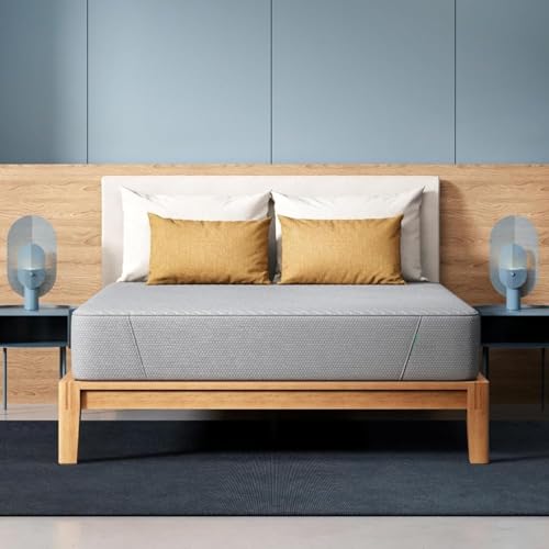 Image of Mattress | 10 Years Warranty | 2 Layered Super Soft,Relax & HR Foam Mattress | Dual Comfort Mattress | Super Soft & Midium Firm Support | Box Mattress | Grey (70x72x6, King Size)