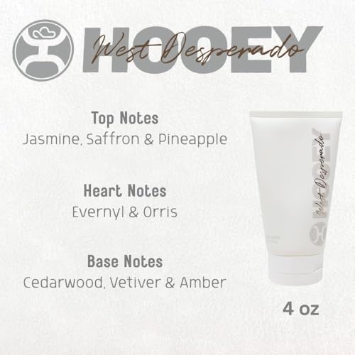 HOOEY West Desperado x Hooey Body Lotion 4 oz – Women’s Western Perfume Lotion with Jasmine, Saffron & Cedarwood Scent – Moisturizing Fragrance Cream for Dry Skin