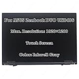 14'' Laptop Replacement For ASUS Zenbook Duo UX8406 UX8406CA-PS99T Touch Screen OLED LCD Display Complete (1920×1200 30Pins 60Hz LCD Display Complete) - Image 2
