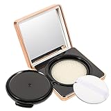 WRITWAA Leerer Tragbarer Kissenfundamentbehälter Mit Quadratische Hülle Und Roségold Für Make Up Reisen