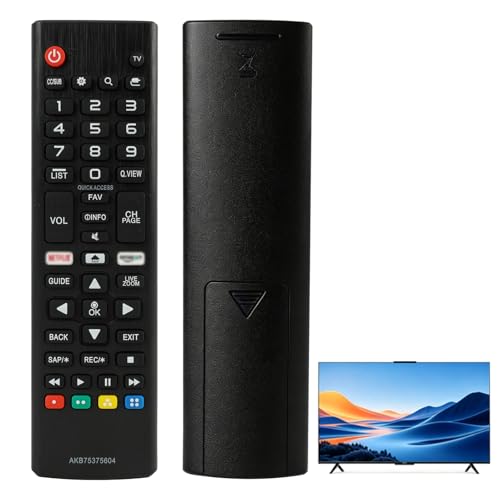 Télécommande Universelle Premium LG Smart TV, Compatible avec LCD LED HD T-V, Inclut Boutons Amazon Netflix, Portable & Durable - Réponse Rapide, Performance Fiable & sans Tecla de Text