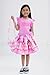 Barbie Big Girls Tank Top, Satin Skirt and Side Bag 3 Piece Outfit Set Gingham Pink 10-12