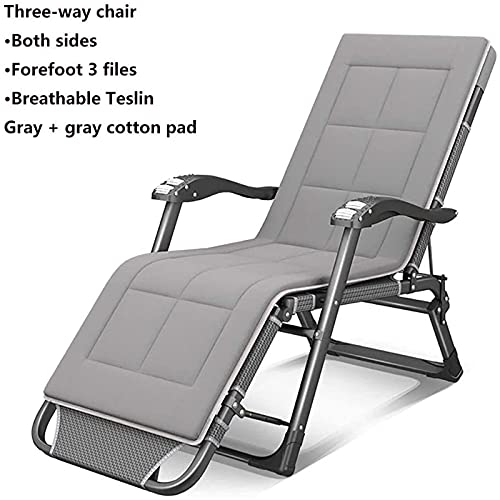Rrgj Zero Gravity Lounge Chair, Zero Gravity Folding Chair Reclining Chair With Padded Headrests And Comfortable Fabric, Ideal For Patio, Garden Lounge Chair #TOP1