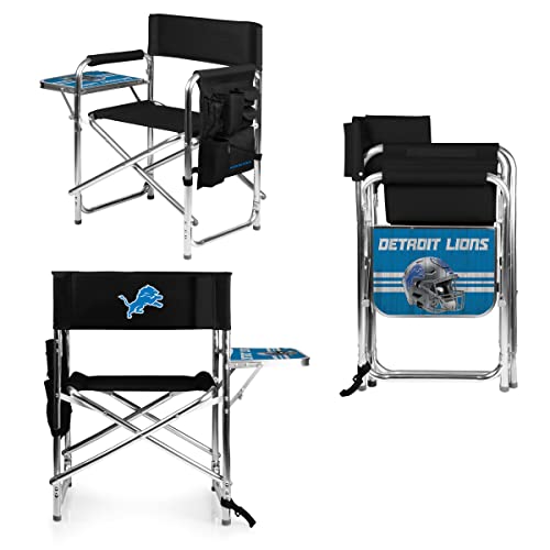 Image of Picnic TIME NFL Unisex-Adult NFL Sports Chair with Side Table, Beach Chair, Camp Chair for Adults