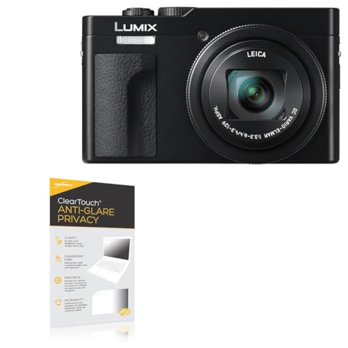 BoxWave Screen Protector Compatible With Panasonic ZS99 - ClearTouch Anti-Glare Privacy (2-Pack), Privacy Screen Protector Flexible Film Anti-Glare