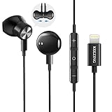 KEEZING Light-ning Headphones for iPhones,Earphones Magnetic Earbuds in-Ear MFi Certified with Microphone& Remote Compatible with iPhone 11 Pro Max iPhone X/XS Max/XR iPhone 8/ iPhone 7