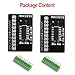 Treedix 2pcs Mini RS232 to TTL MAX3232 Convert Adapter Board Transceiver Breakout Board 3v-5v