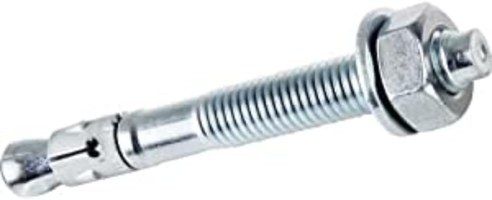 fischer 523131 FXA 8/10X71 mm Through Bolt, Zinc Plated
