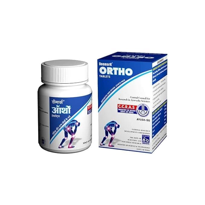 Deemark ortho tablet-Ayurvedic Pain Relief Tablets | Pain relief for joints & muscles | Reliefs Knee & cervical pain | Reduce swelling and pain | Reduces soreness. (B0CVV2M84H) Amazon Price History, Amazon Price Tracker