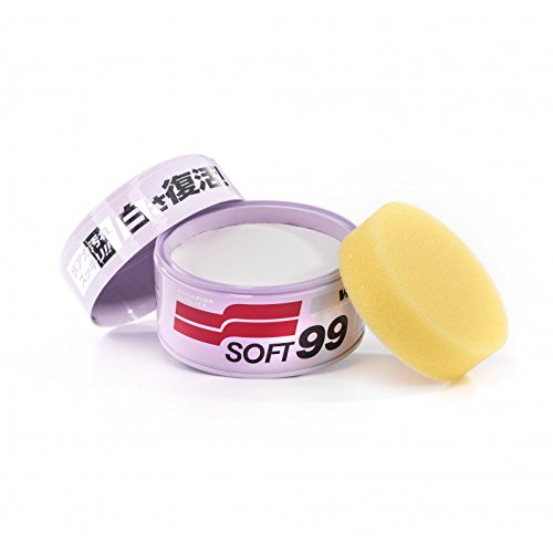 Cera para coches blancos Soft99 White Soft Wax con efecto limpiador profundo 3