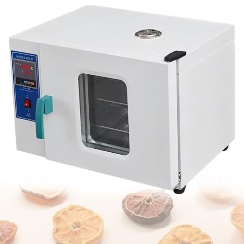 ZHIGUANYUN Horno de Secado Digital por convección de Aire Forzado - Horno de Secado de Laboratorio - Convección de Aire Forzado - Velocidad del Ventilador Ajustable Galvanized-16L