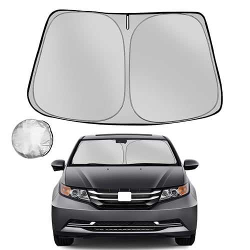 Fonowka Windshield Sun Shade for 2011-2017 Honda Odyssey(Not Fit Touring Elite) Minivan Foldable...