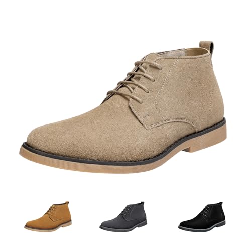 Bruno Marc 59293-CHUKKA-NATURAL-SZ-10.5 Men'S Chukka Natural Suede Leather Chukka Desert Oxford Ankle Boots Size 10.5 M Us thumb #6