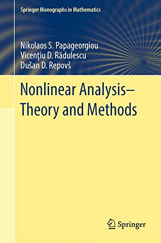 Buy Nonlinear Analysis - Theory and Methods — BookShops.in
