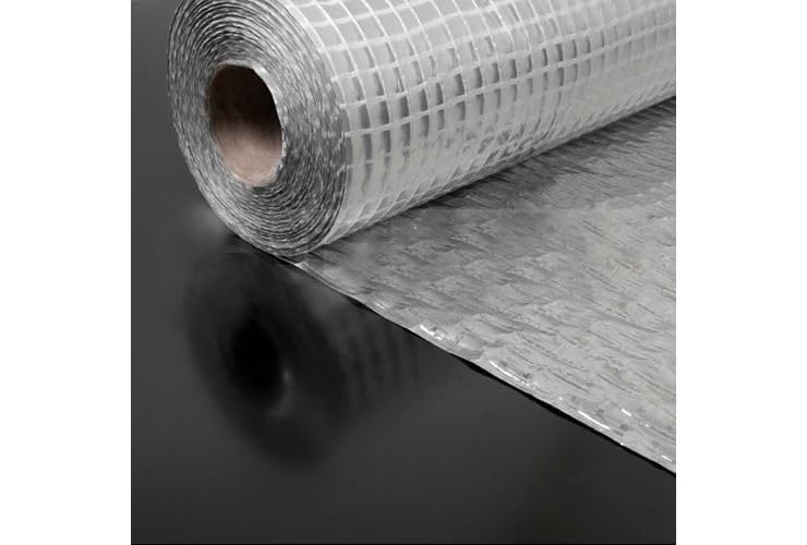 75mยฒ Aluminium Foil Vapour Control Membrane (VCL) - Multi-Purpose Reflective Vapour Barrier for Walls, Roofs & Floors โ (1.5m x 50m)