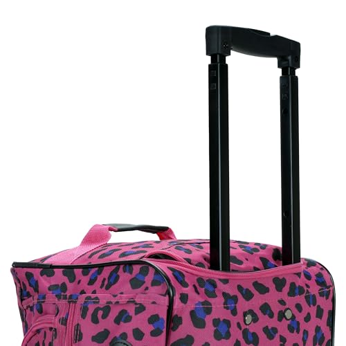 Image of Rockland Rolling Duffel Bag, Black, 22 inch