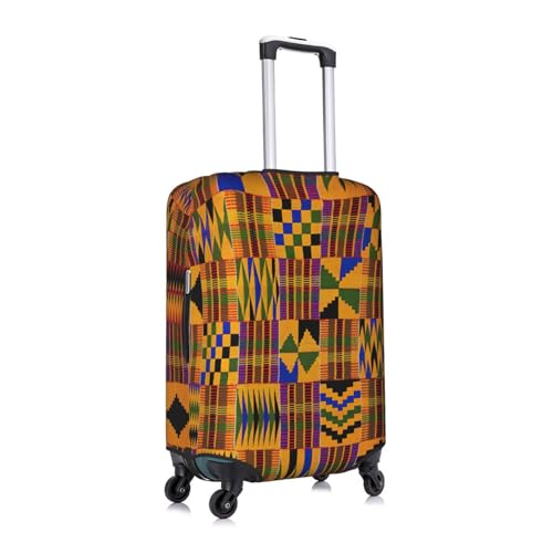 African Weaving Print Luggage Cover Washable Suitcase Anti-Scratch Suitcase Cover Protective Cover Fits 18-32 Inch3