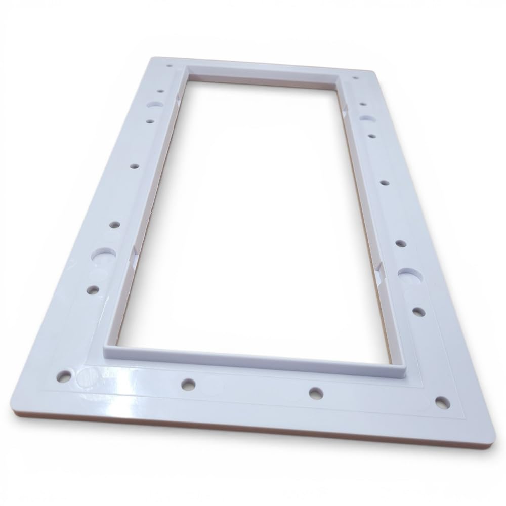 Jardiboutique - Skimmer Grande Ouverture pour Piscine Hors-Sol - Blanc - Ouverture 34,5 x 19,5 cm, Dimensions intérieures 30 x 13,5 cm - buse de refoulement Incluse - Réf JB-S91002