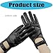 Ywmsfl Full Finger Gloves Punk Aesthetic Embellishments Cosplay PU Construction Nightclub Fashion Full Finger Punk Gloves