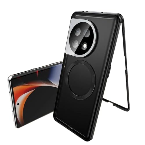 MILLION CASES® Back Cover Case for OnePlus 11 Soft Flexible TPU Shockproof Protective 360° Aluminum Magnetic Glass Case(Black) (B0D6N76ZR8) Amazon Price History, Amazon Price Tracker