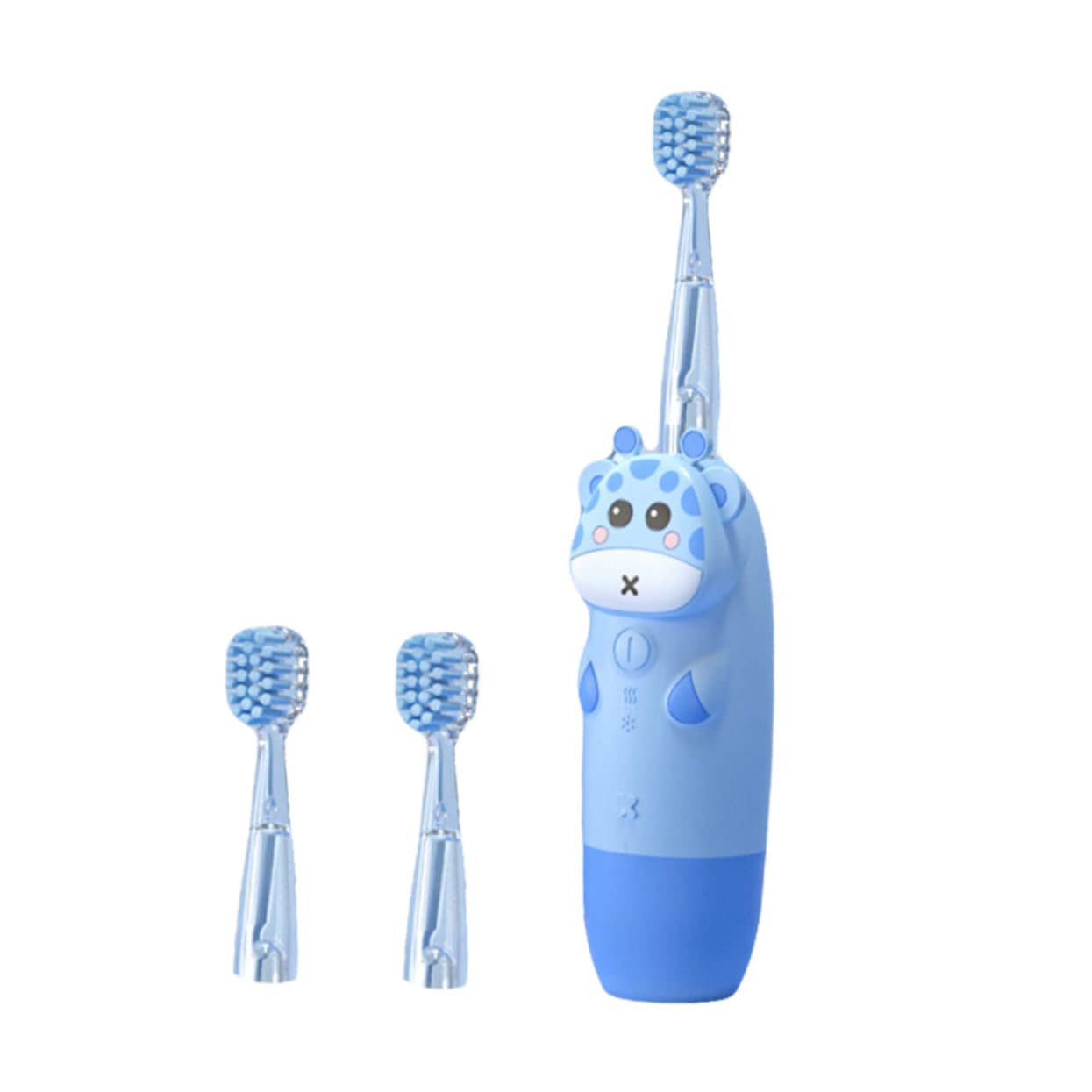 Beavorty 1Set Electric Toothbrush Sonic Tooth Brush for No Battery Required Gentle Bristles Light Cartoon Design for Teeth Cleaning