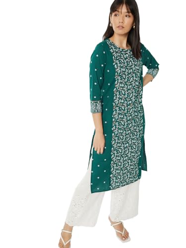 Image of Max Women's Cotton Regular Fit Casual Kurta
