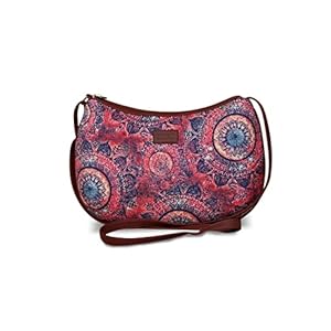 ZOUK PeTA Approved Women's Vegan Leather Space Chakra Print Shoulder Bag (Pink) 8 41rIwaqrwSL. SL500 . SS300