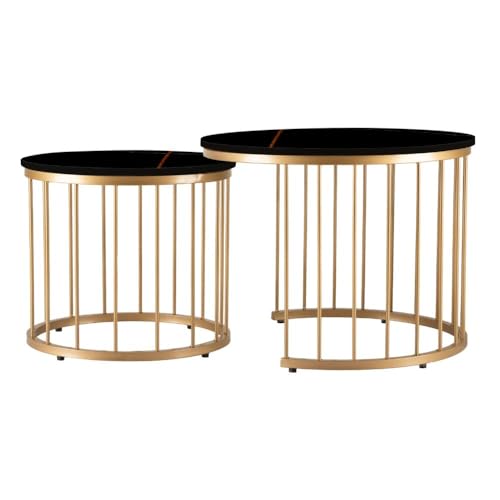 Image of Wakefit Center Table | 1 Yr Warranty | Coffee Table for Living Room Wooden, Tea Table for Living Room Wooden, Sofa Table, Free Installation from Brand, Modern Multi-Functional & Wobble-Free(Kaffeost)