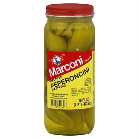 MARCONI PEPPERONCINI IMPORTED-16 OZ -Pack of 12