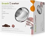 Aieve Snack Coater Compatible with KitchenAid Tilt-Head Stand Mixer for Making Chocolate Covered Almonds, Pistachio, Peanut, Freeze Dried Strawberry, Raisin, Macadamia Nuts, Blueberry