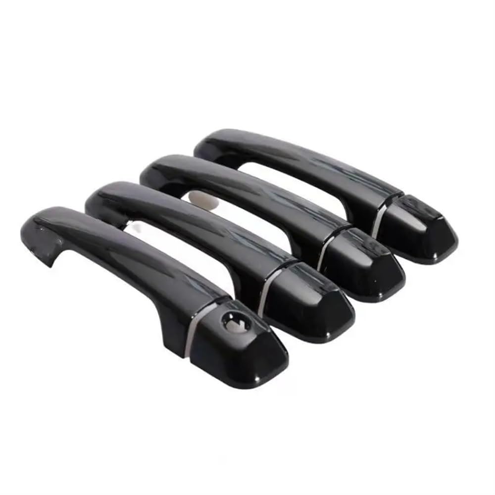 Mlhoghigd Black No Sensor Door Handle For For Gx For Gx460 For Lc150 For J150 2010-2017 Car Door Handle Cover Styling Accessories