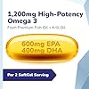 Omega 3 Fish Oil Supplements for Women & Men, 1200 mg Omega3 Softgels with EPA & DHA Fatty Acids for Healthy Skin & Joints, Eyes, Heart & Brain Support - Made in USA - 60 Count, 1 Month Supply #5