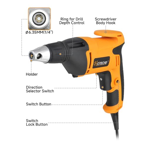 Hoteche 4.5-Amp Electric Screw Gun