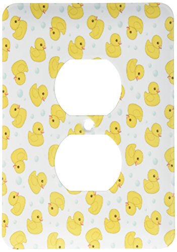 Plat de prise double canard en caoutchouc lavable et durable