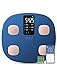 Báscula Grasa Corporal, Healthfun Báscula de Baño, Báscula Digital Analizar Más de 15 Funciones(Incluida la Frecuencia Cardíaca), 7 Datos en Pantalla VA Extra Grande, Aplicación para Smartphone