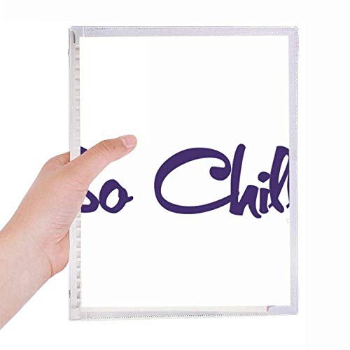 Carnet de notes à spirales rechargeables So Chill So cool format A5