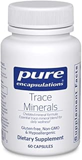 Pure Encapsulations Trace Minerals | Essential Trace Mineral Blend to Support Metabolism and Cellular Function| 60 Capsules