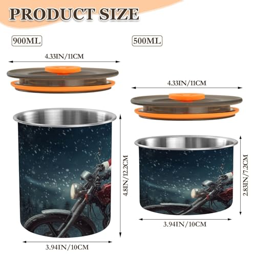 Bote de Café Hermético de Acero Inoxidable 500ml ATTX miniatura 2