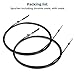 Atesilor 2pcs 16FT Gen1 Boat Throttle and Shift Cables Compatible with Mercury MerCruiser Marine Force Outboard Engine 600A Controller, Replace CC17916