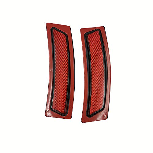 Image of Front Bumper Reflector Side Marker Lights For BMW F30 3 Series F32 F33 F36 4-Series (Red Lens)