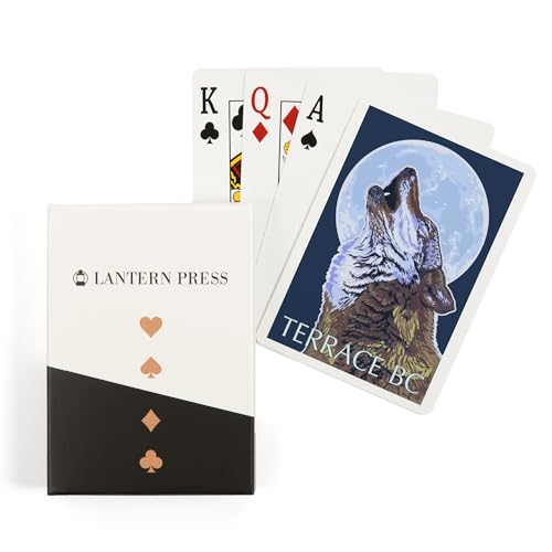 Baraja de Poker Howling Wolf 52 Cartas Tamaño Poker