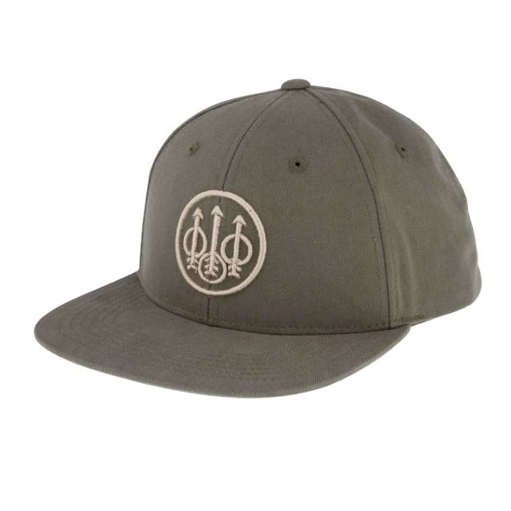 Beretta Men's Trident Logo Flat Bill Outdoor Casual Performance Hat