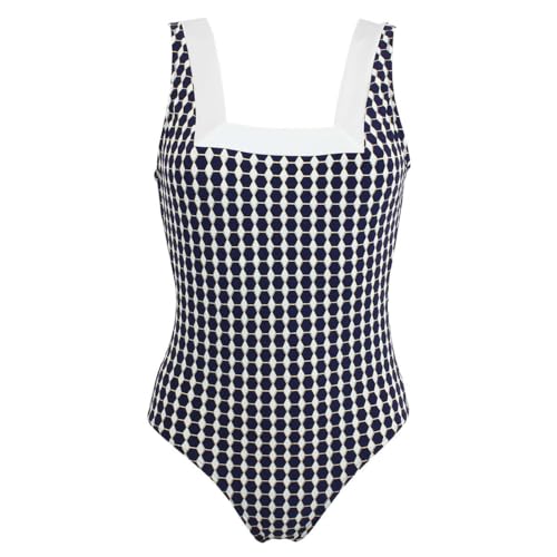 Maillot de bain 1 pièce Janine Robin Brasilia bleu marine haut de gamme pour femme