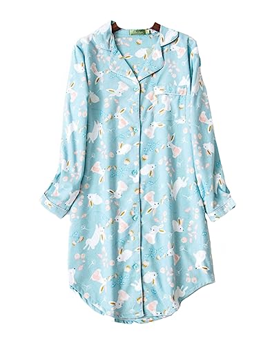 Pijama Mujer Algodon Invierno Manga Larga Ropa de Dormir Tallas G...