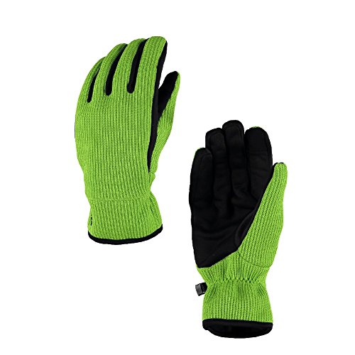 Spyder Men's Stretch Fleece Conduct Glove, Fresh/Black, Small