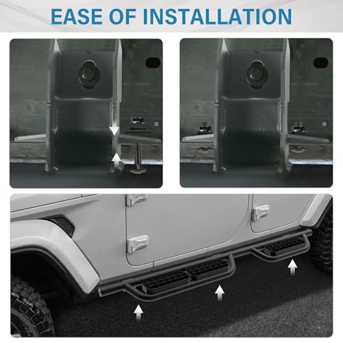 Estribos laterales para Jeep Wrangler JL 2018-2026 miniatura 7