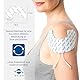 2 Elektroden-Pads für TENS-Therapie an den Schultern, wiederverwendbare Haftelektroden für TENS Geräte, sehr gute Haft- Leitfähigkeit, 2mm Steckanschluss - Zert. Medizinprodukt - axion®