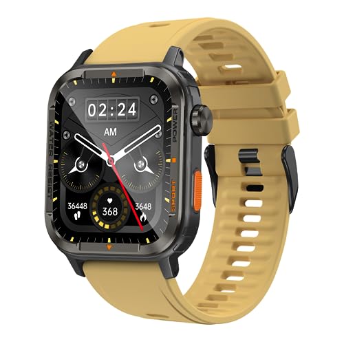 anyloop Smart Watch for Men(Answer/Make Call), 1.85" Fitness Tracker, 100+ Sport Modes Activity Tracker and Smartwatches with Heart Rate SpO2 Sleep Monitor Step Counter Smart Watch for Android iOS