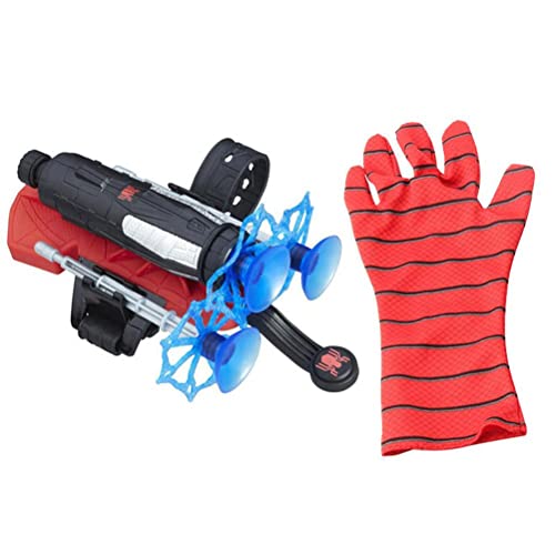2 Set Kids Spider Hero Handschuhe, Super Spider Launcher Handschuh, 2 Launcher Spielzeug, Kinder Kunststoff Cosplay Handschuh Und 6 Sauger Darts + 2 Spinne Shooter Handschuhe, Pädagogische Spielzeug - Image 5
